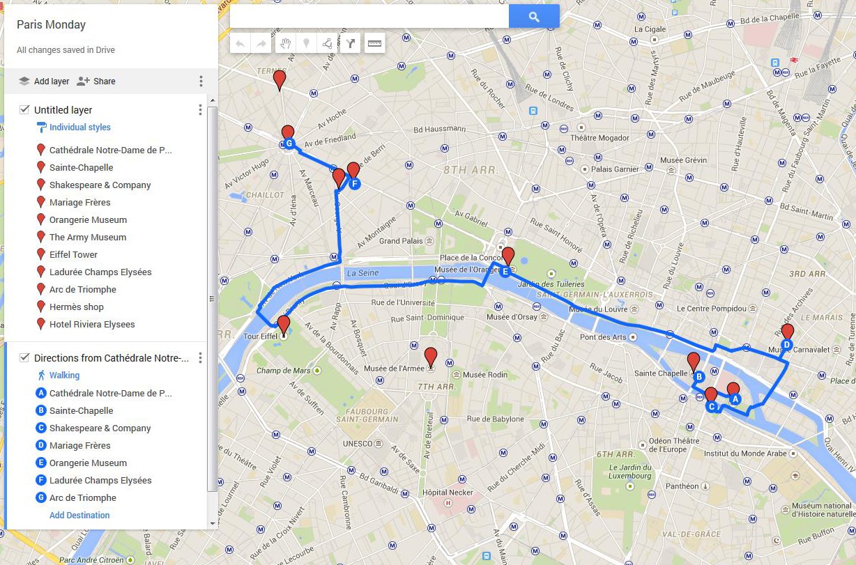 Paris Map - Custom Google Maps