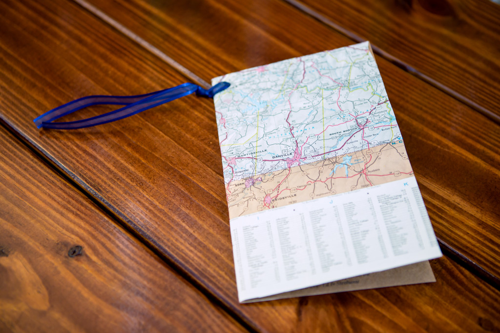 Map Programs- Travel Themed Wedding- www.afriendafar.com #afriendafar #travel #wedding