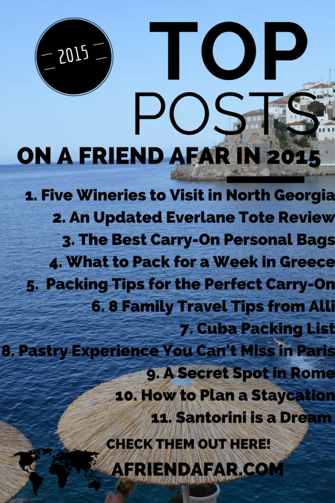 Top Posts of 2015- www.afriendafar.com #afriendafar #yearinreview