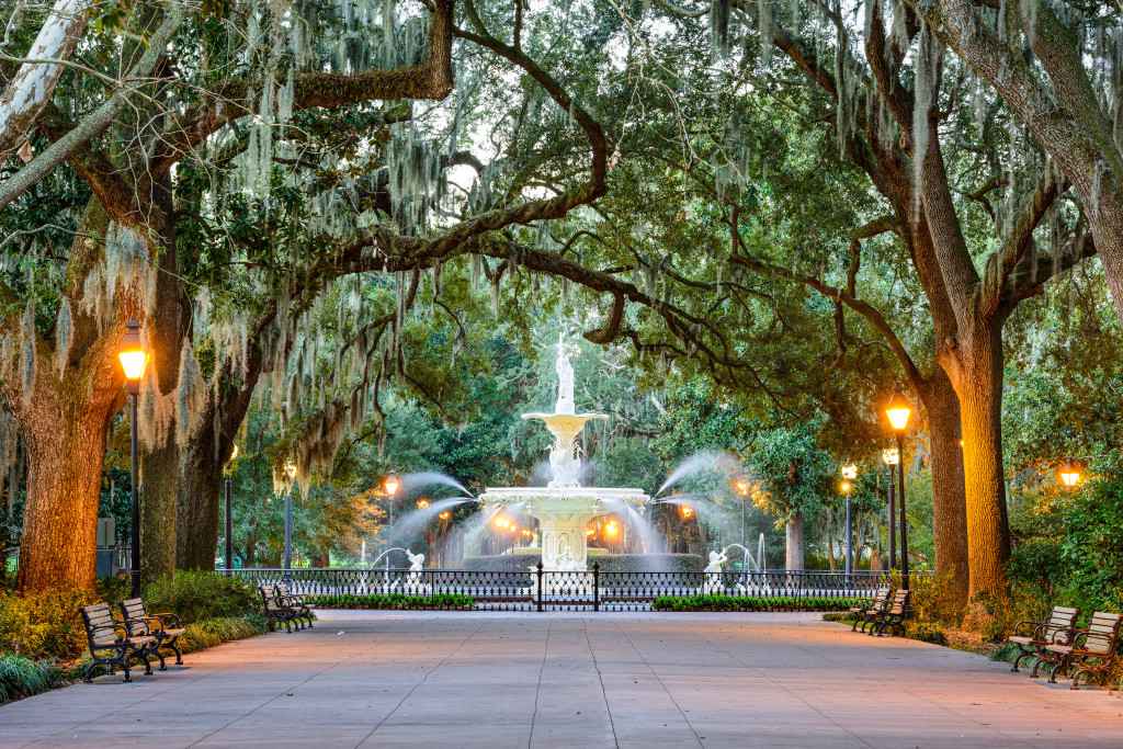 Georgia Getaways - Forsythe Park in Savannah
