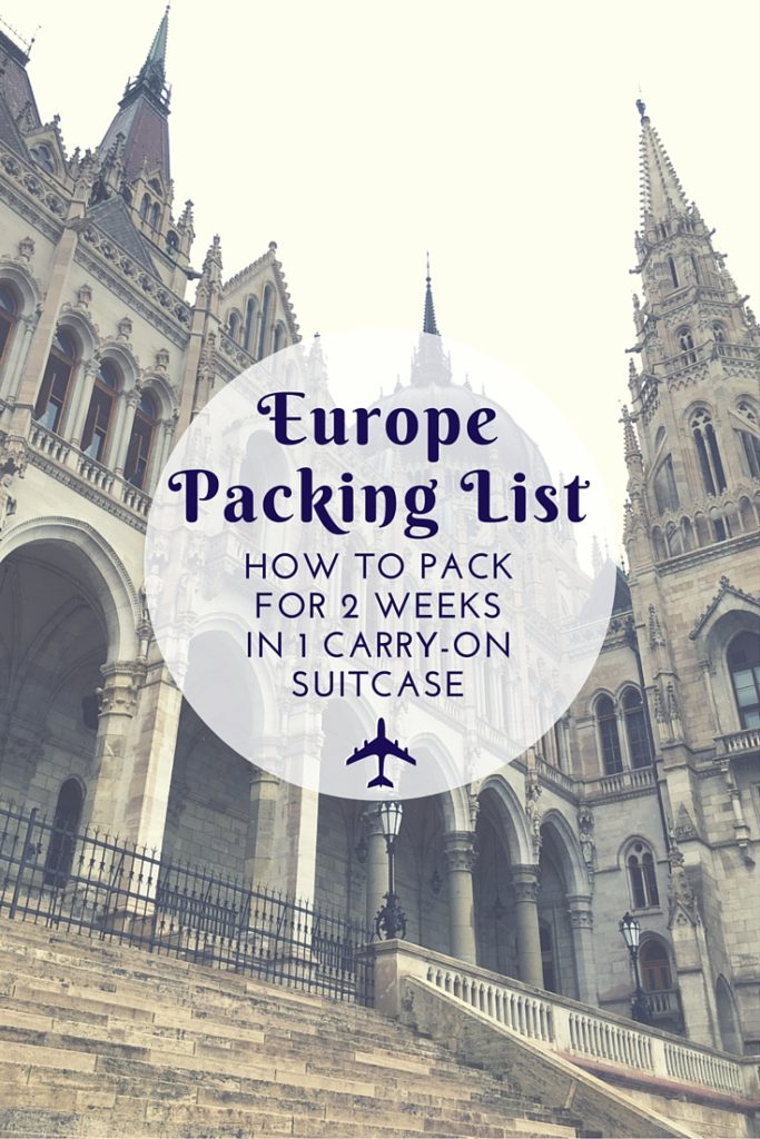 Printable Summer in Europe Packing List - A Friend Afar