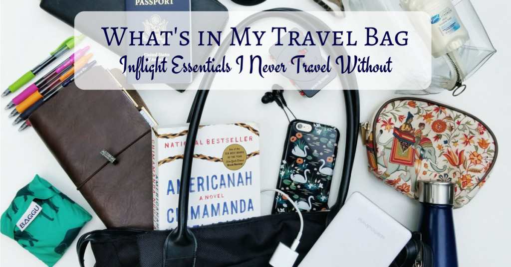 What's In My Travel Bag - Inflight Essentials