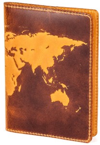 Leather World Map
