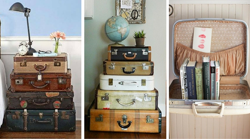 Decorating with vintage Louis Vuitton trunks and luggage