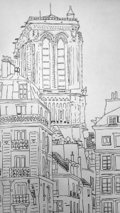 Paris Coloring Book for Adults - www.AFriendAfar.com